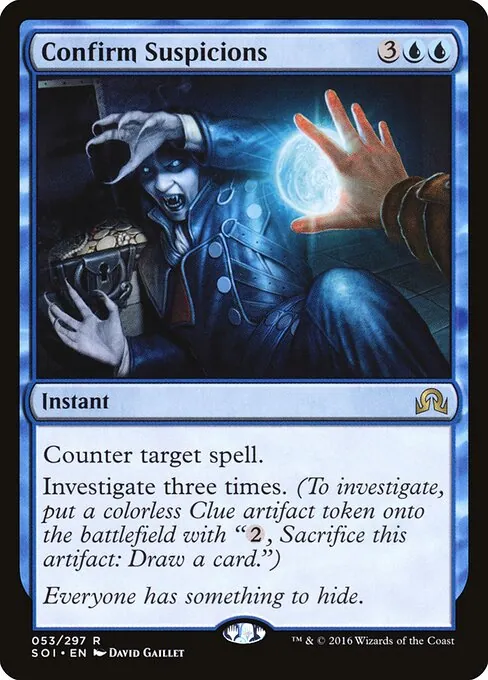 Confirm Suspicions 053/297
