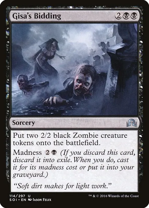 Gisa's Bidding 114/297