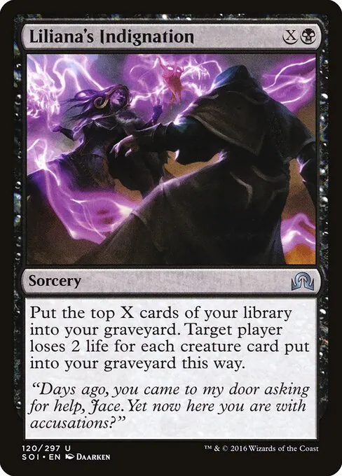 Liliana's Indignation 120/297