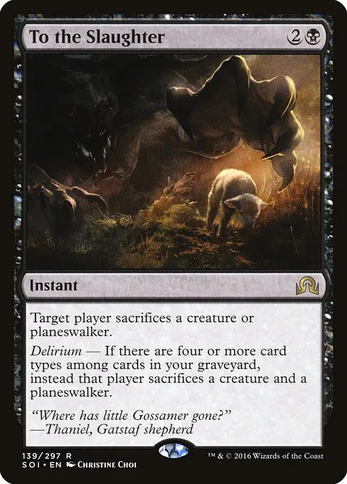 To the Slaughter 139/297