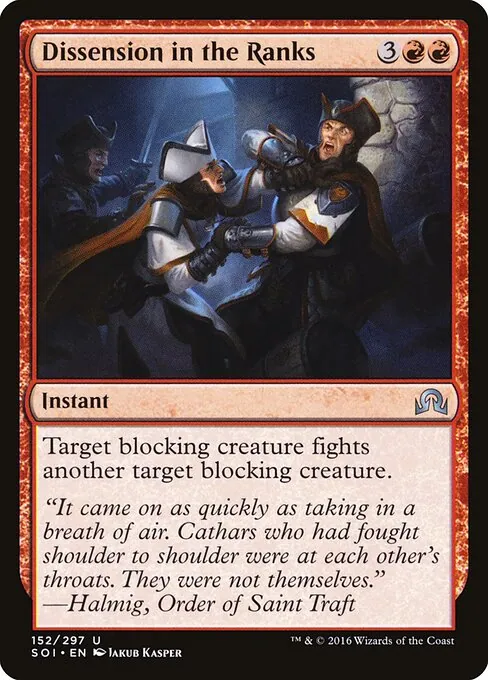 Dissension in the Ranks 152/297