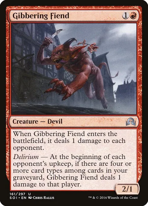 Gibbering Fiend 161/297