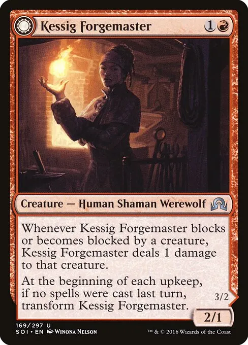 Kessig Forgemaster // Flameheart Werewolf 169/297