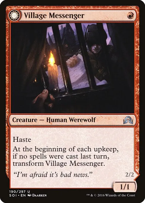 Village Messenger // Moonrise Intruder 190/297