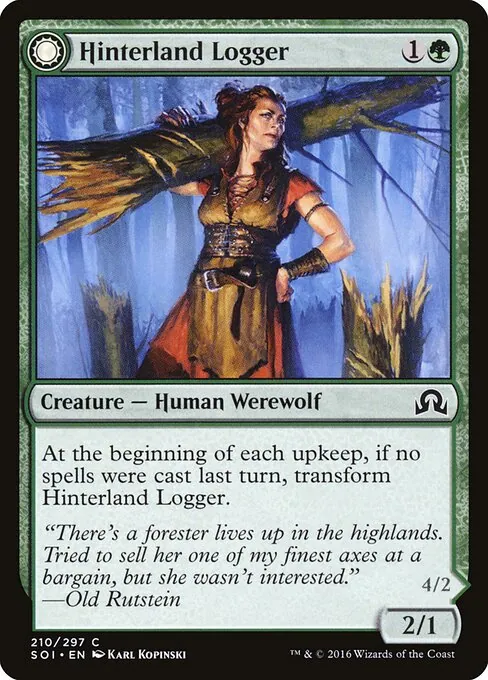 Hinterland Logger // Timber Shredder 210/297