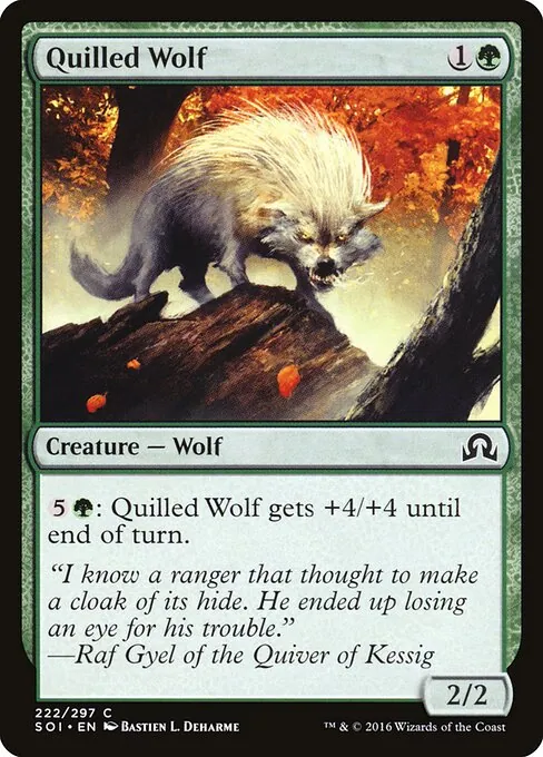 Quilled Wolf 222/297