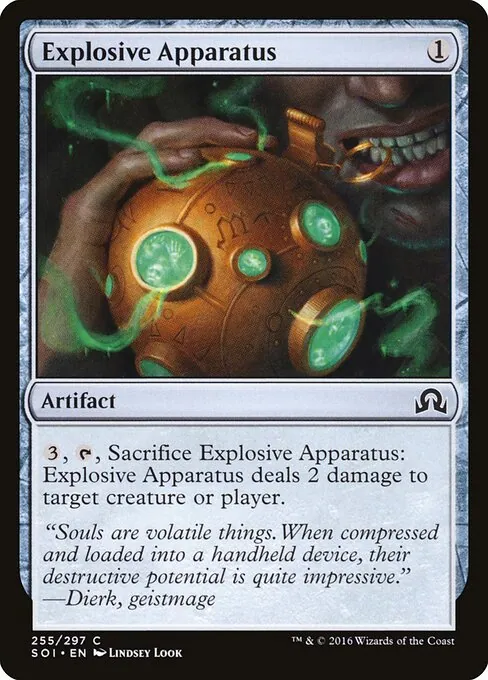 Explosive Apparatus 255/297