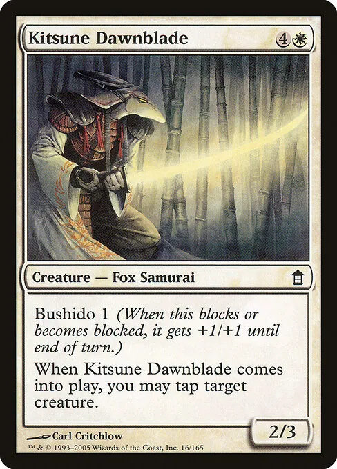Kitsune Dawnblade 016/165