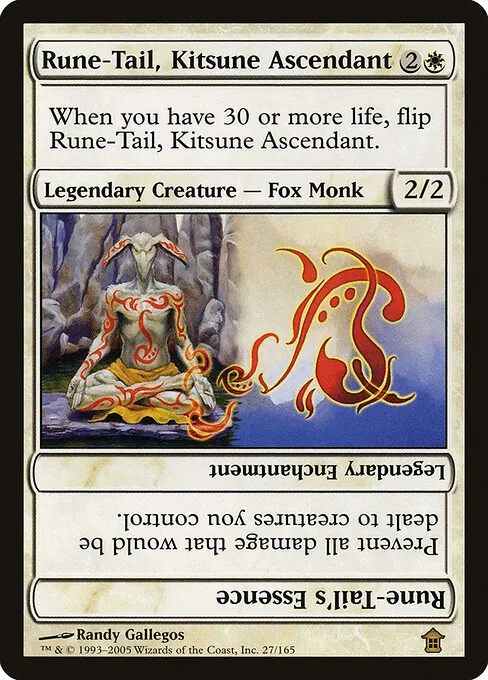 Rune-Tail, Kitsune Ascendant // Rune-Tail's Essence 027/165