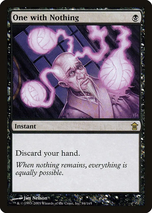 One with Nothing 084/165