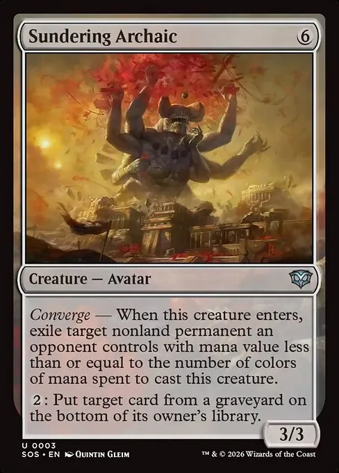 Sundering Archaic 003/281