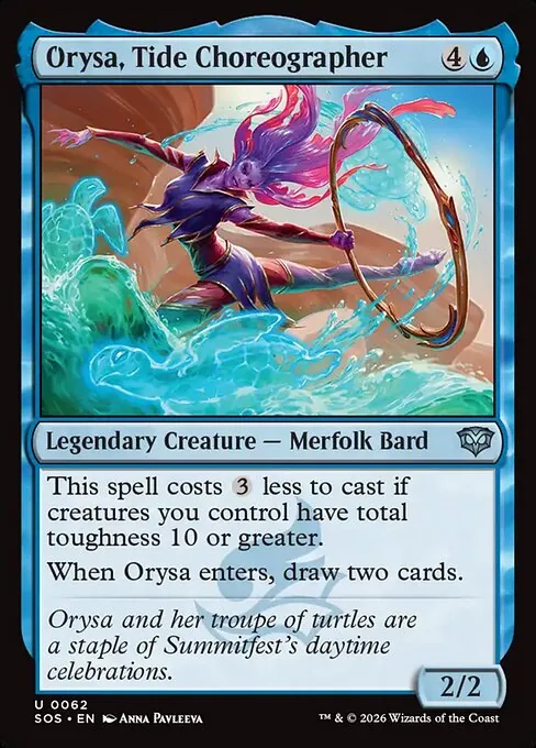 Orysa, Tide Choreographer 062/281