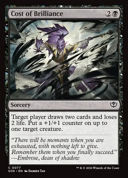 Cost of Brilliance 077/281