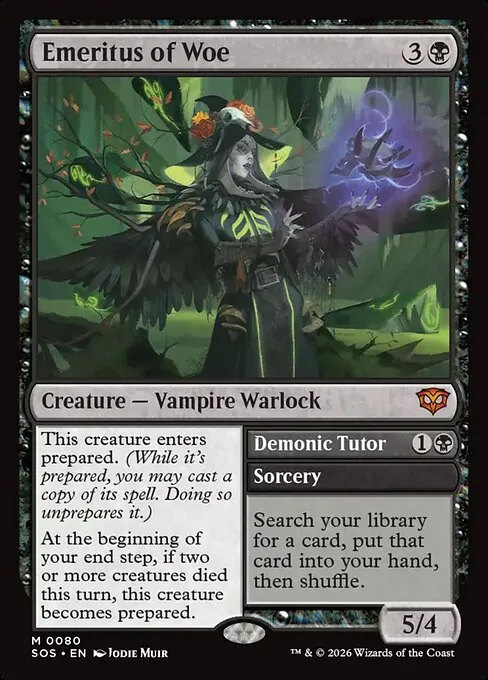 Emeritus of Woe // Demonic Tutor 080/281