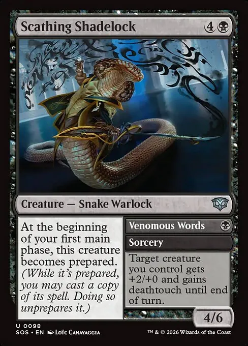 Scathing Shadelock // Venomous Words 098/281