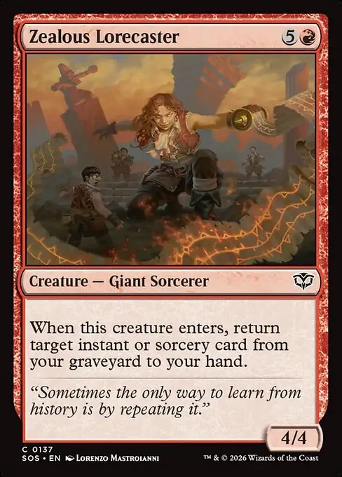 Zealous Lorecaster 137/281