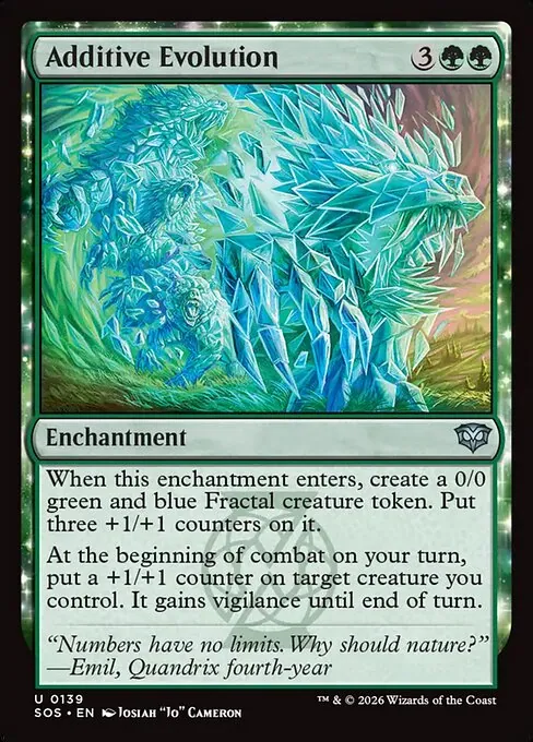Additive Evolution 139/281