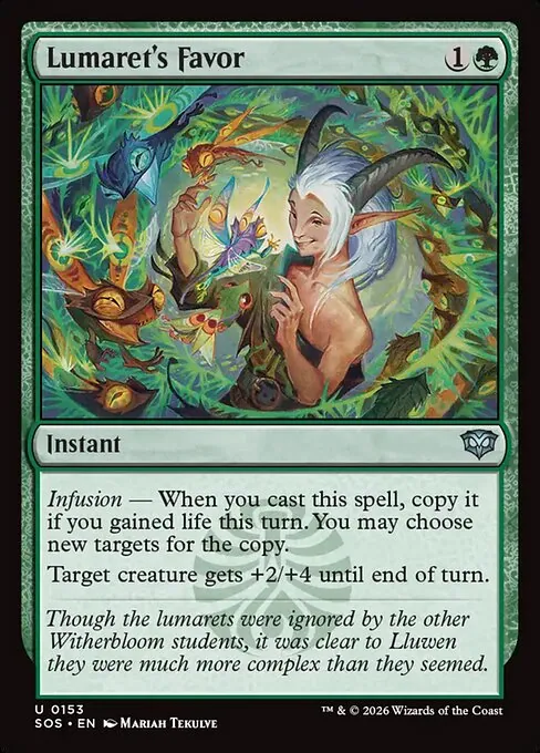 Lumaret's Favor 153/281
