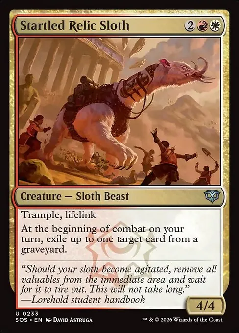 Startled Relic Sloth 233/281