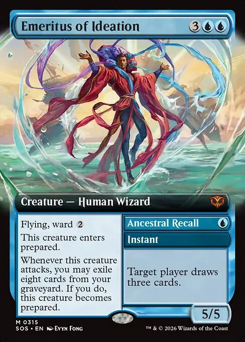 Emeritus of Ideation // Ancestral Recall 315/281