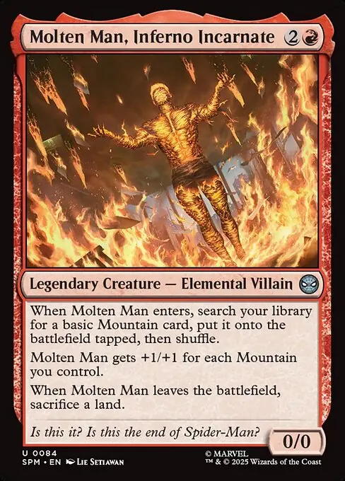 Molten Man, Inferno Incarnate 084/198