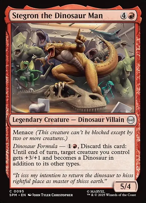 Stegron the Dinosaur Man 095/198