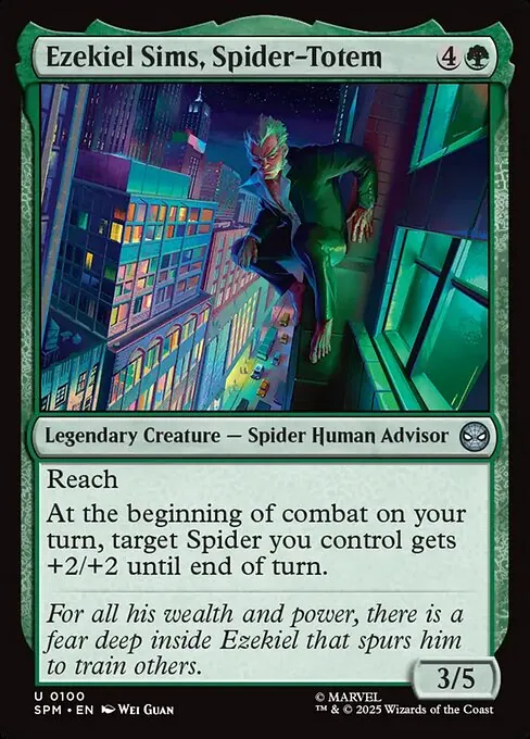 Ezekiel Sims, Spider-Totem 100/198