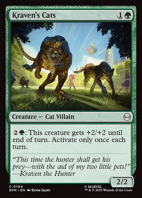 Kraven's Cats 104/198