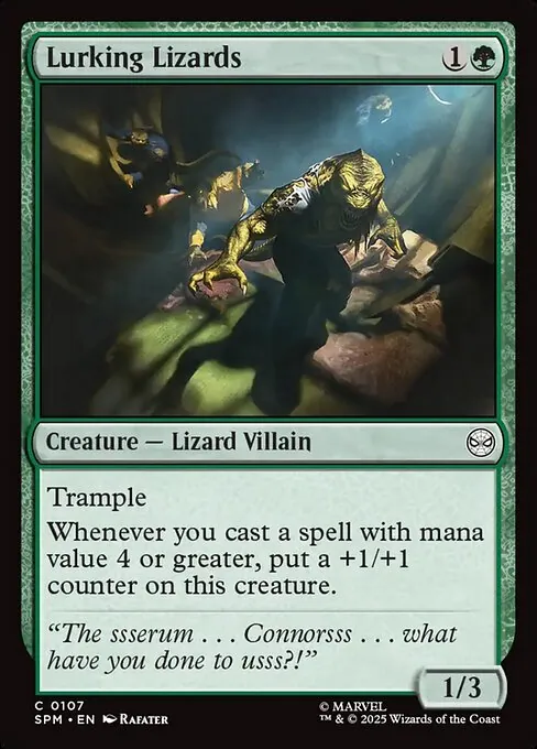 Lurking Lizards 107/198