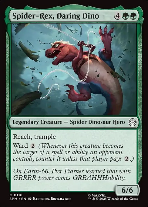 Spider-Rex, Daring Dino 116/198