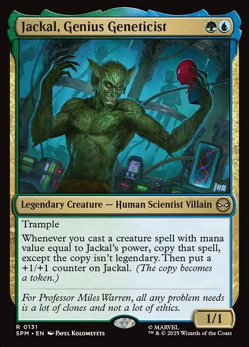 Jackal, Genius Geneticist 131/198