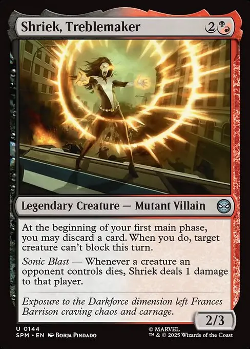 Shriek, Treblemaker 144/198