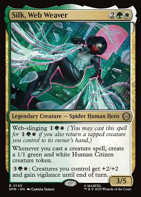 Silk, Web Weaver 145/198