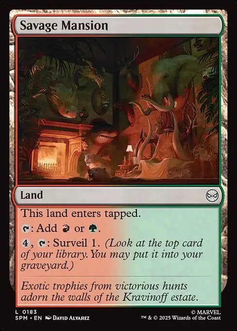 Savage Mansion 183/198