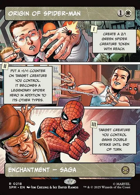 Origin of Spider-Man 218/198