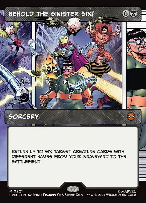 Behold the Sinister Six! 221/198