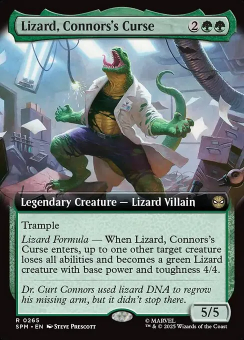Lizard, Connors's Curse 265/198