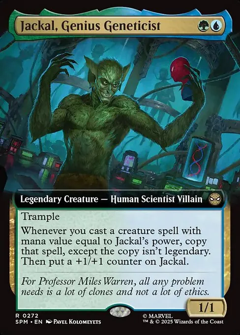 Jackal, Genius Geneticist 272/198