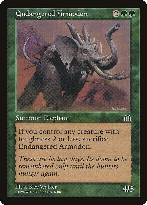Endangered Armodon 107/143
