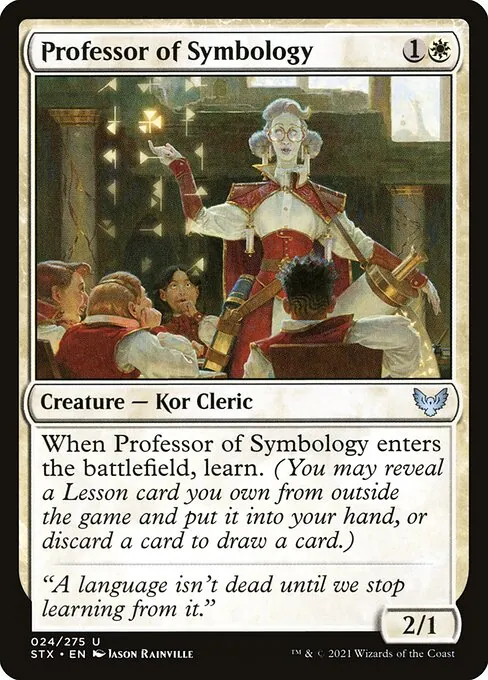 Professor of Symbology 024/275