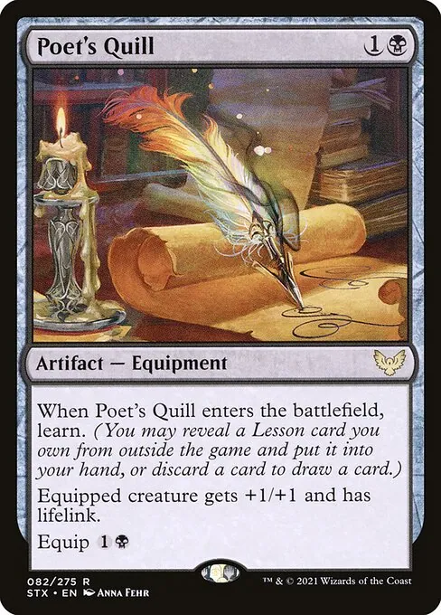 Poet's Quill 082/275