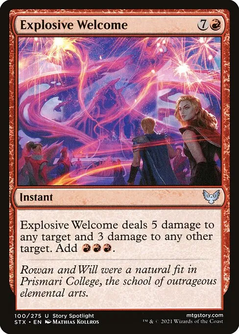 Explosive Welcome 100/275