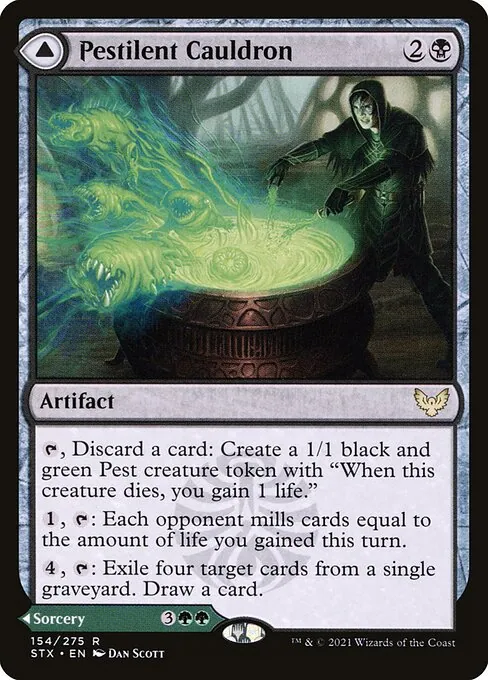 Pestilent Cauldron // Restorative Burst 154/275