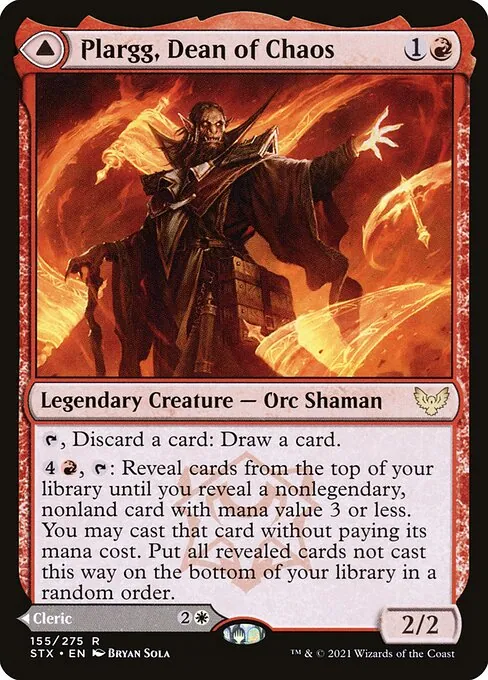 Plargg, Dean of Chaos // Augusta, Dean of Order 155/275