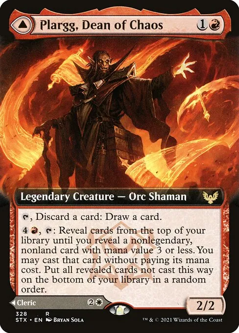 Plargg, Dean of Chaos // Augusta, Dean of Order 328/275