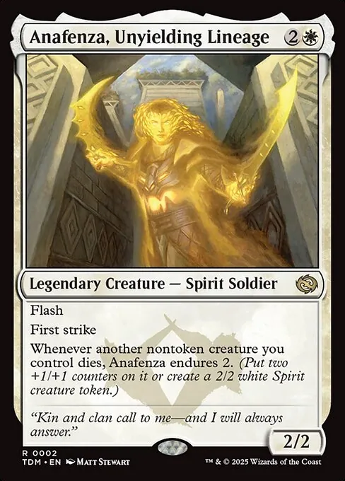 Anafenza, Unyielding Lineage 002/291