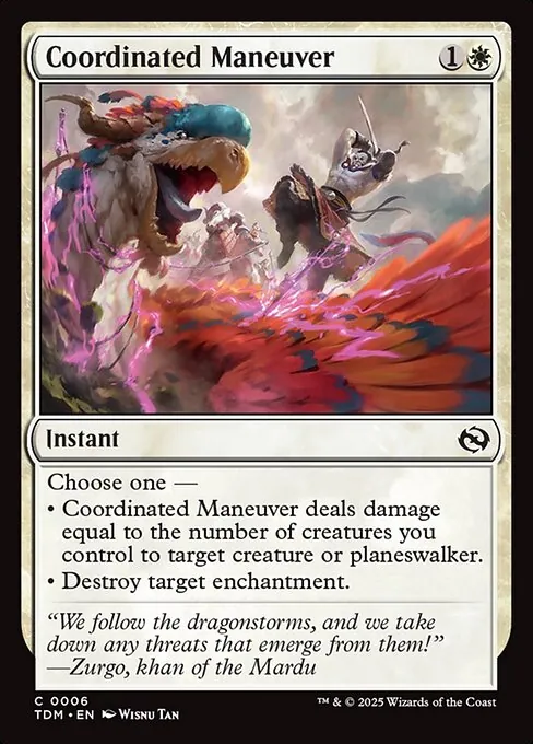 Coordinated Maneuver 006/291