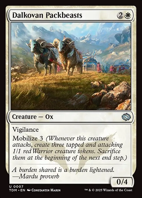 Dalkovan Packbeasts 007/291