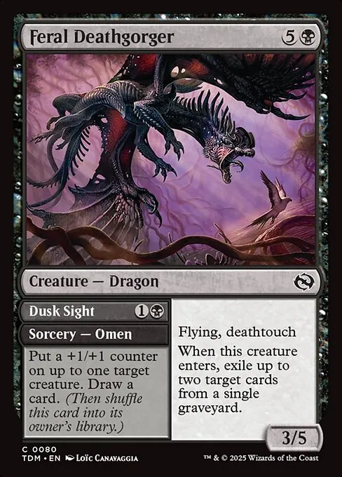 Feral Deathgorger // Dusk Sight 080/291