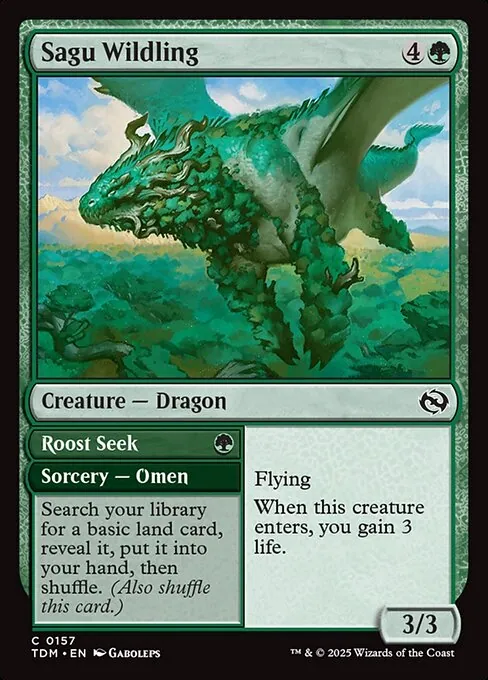 Sagu Wildling // Roost Seek 157/291